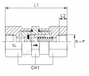 Обратный клапан, внутренняя резьба BSP