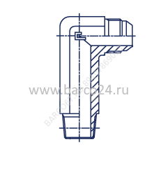 Угловые 90° NPTF уплотнение тип C